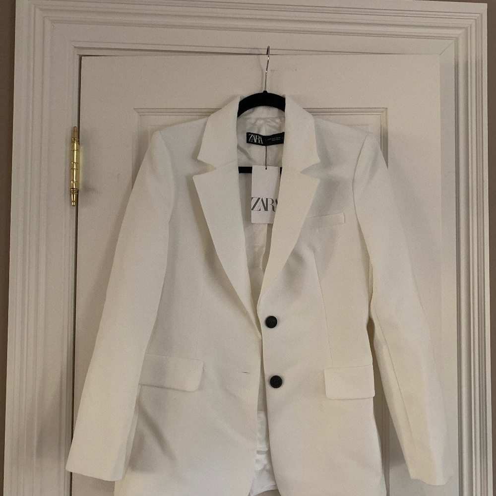 White blazer-Zara